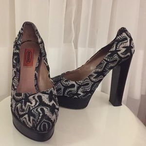 Missoni platform high heels pumps size 39